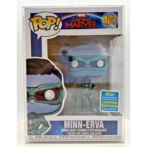 Funko Pop! Captain Marvel Minn-Erva in Protective Case #487 F20